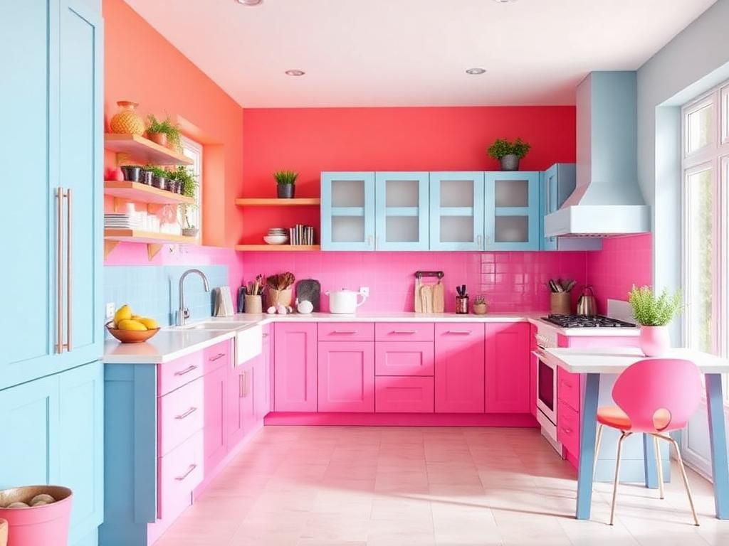 cuisine couleur vive
